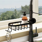 Shower Holder for Shampoo and Soap - Aluminium, No Drilling, Black or Silver, view 17