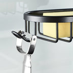 Shower Holder for Shampoo and Soap - Aluminium, No Drilling, Black or Silver, view 6