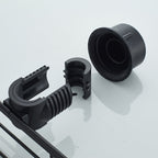 Shower Holder for Shampoo and Soap - Aluminium, No Drilling, Black or Silver, view 8