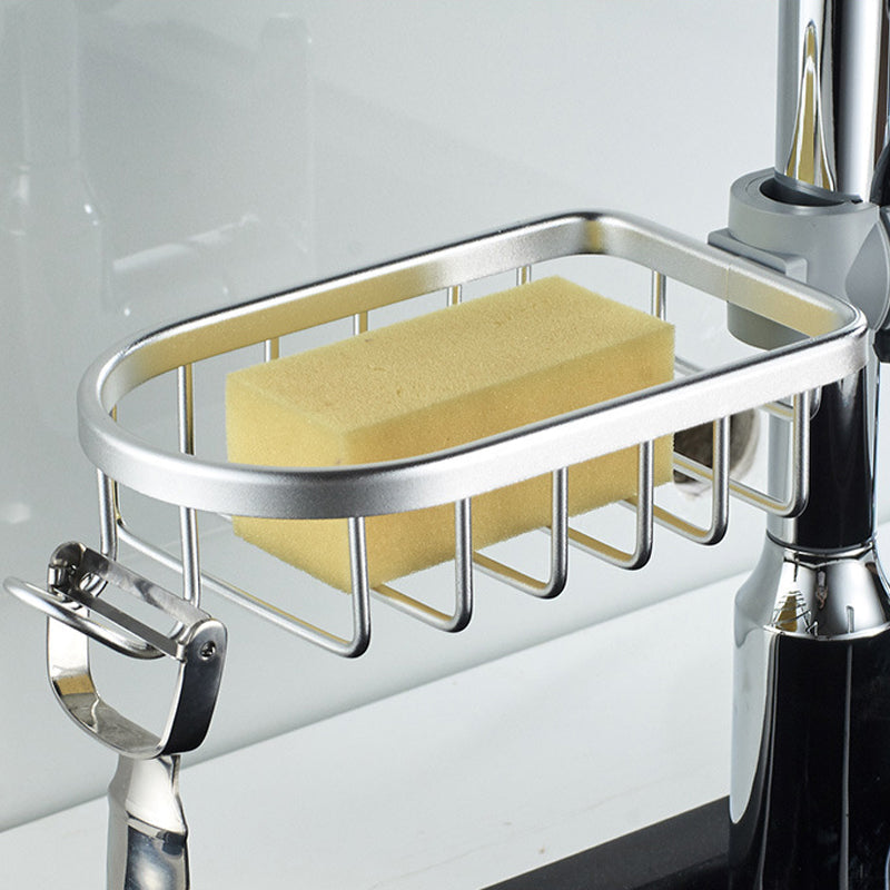 Shower Holder for Shampoo and Soap - Aluminium, No Drilling, Black or Silver
