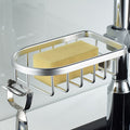 Shower Holder for Shampoo and Soap - Aluminium, No Drilling, Black or Silver