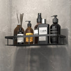 Metal Suction Cup Bathroom Shelves - Durable Metal, Tool-Free Installation, view 10