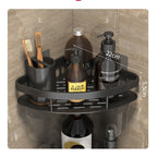 Metal Suction Cup Bathroom Shelves - Durable Metal, Tool-Free Installation, view 16