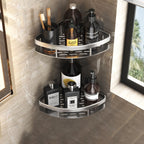 Metal Suction Cup Bathroom Shelves - Durable Metal, Tool-Free Installation, view 8