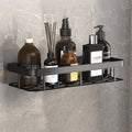 Metal Suction Cup Bathroom Shelves - Durable Metal, Tool-Free Installation