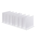 Handbag Organiser Set of 2 - Modular Square Base, 8 Vertical Dividers