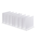 Handbag Organiser Set of 2 - Modular Square Base, 8 Vertical Dividers