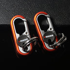 Steel Double Ring Hook Keychain - Zinc Alloy, Secure Design, view 8