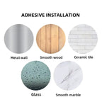 Wall Kitchen Paper Towel Holder - Stainless Steel, Self-Adhesive, 33 x 6 cm, view 5