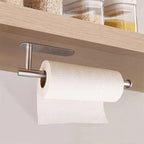 Wall Kitchen Paper Towel Holder - Stainless Steel, Self-Adhesive, 33 x 6 cm, view 6