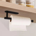 Wall Kitchen Paper Towel Holder - Stainless Steel, Self-Adhesive, 33 x 6 cm