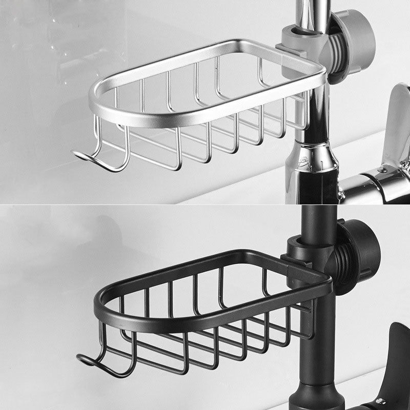 Kitchen Faucet Storage Rack for Sink - Punch-Free, Drainable, Compact, view 2
