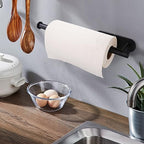 Wall-Mounted Stainless Steel Paper Towel Holder for Kitchen or Bathroom, view 2