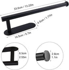 Wall-Mounted Stainless Steel Paper Towel Holder for Kitchen or Bathroom, view 4
