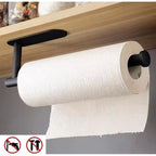 Wall-Mounted Stainless Steel Paper Towel Holder for Kitchen or Bathroom, view 5