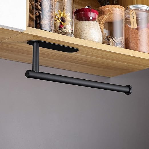 Wall-Mounted Stainless Steel Paper Towel Holder for Kitchen or Bathroom