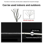Retractable Stainless Steel Clothesline for Indoor and Outdoor Use - 4.2m Wire, view 3