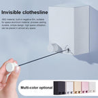 Retractable Stainless Steel Clothesline for Indoor and Outdoor Use - 4.2m Wire