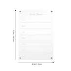 Weekly Planner Magnetic Fridge Organiser - 16" x 12", Wipe-Clean Surface, view 4