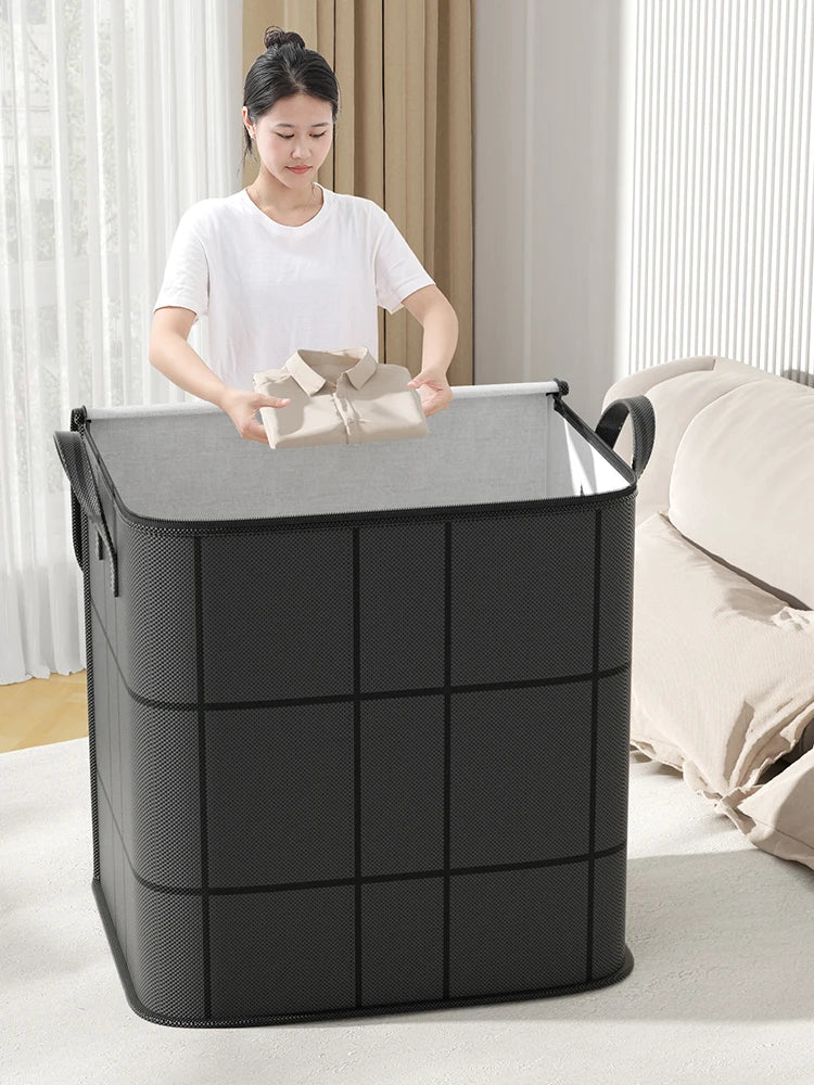 XL Foldable Storage Bag for Clothing, Duvets, Underbed, Travel - Reinforced Handles, view 3