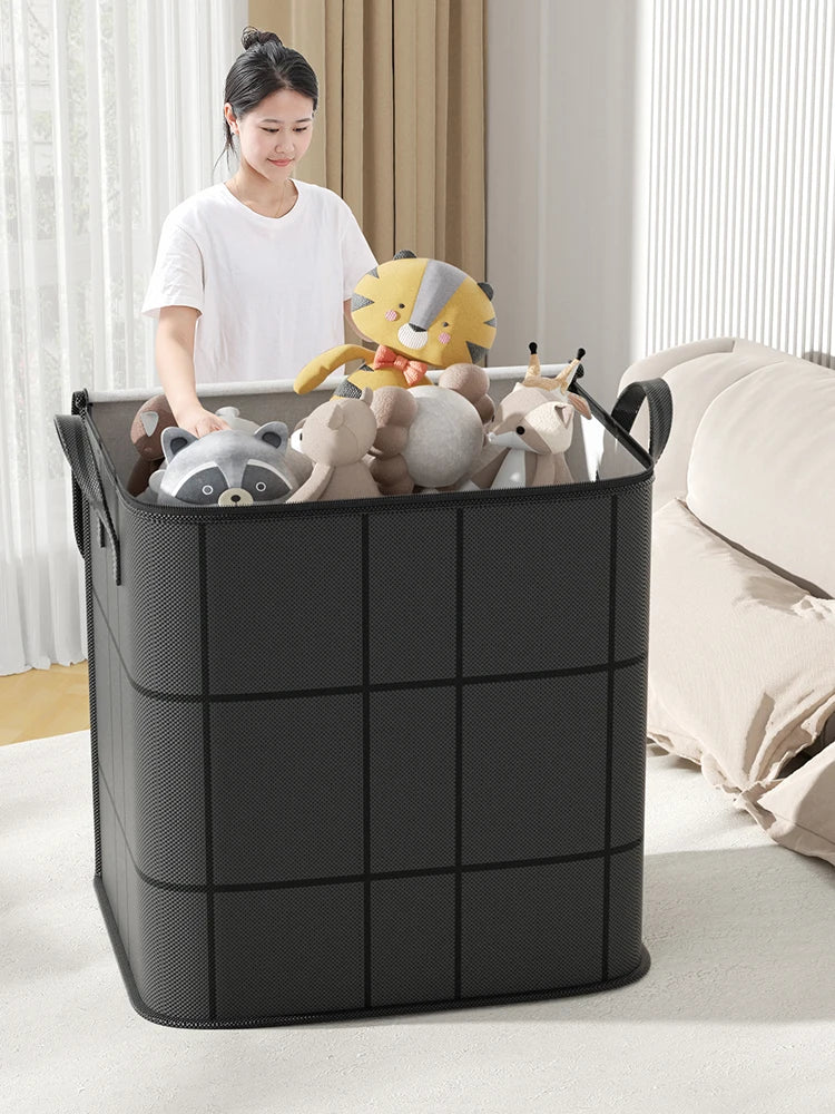 XL Foldable Storage Bag for Clothing, Duvets, Underbed, Travel - Reinforced Handles, view 4