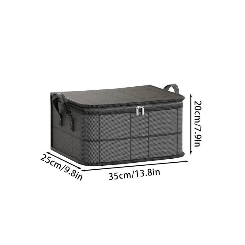 XL Foldable Storage Bag for Clothing, Duvets, Underbed, Travel - Reinforced Handles