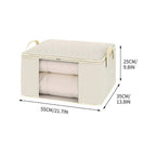 Classic Stripe Foldable Storage Bag - 22"x14"x10", Spacious Design, view 2
