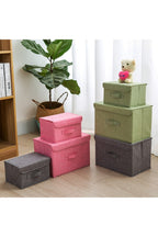 Fabric Storage Organizer Box - Medium or Large Size, view 2