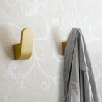 Golden Brass Wall Hook for Dresses - Supports up to 15 kg, 5.5 cm Height, view 4
