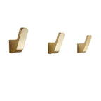 Golden Brass Wall Hook for Dresses - Supports up to 15 kg, 5.5 cm Height, view 6
