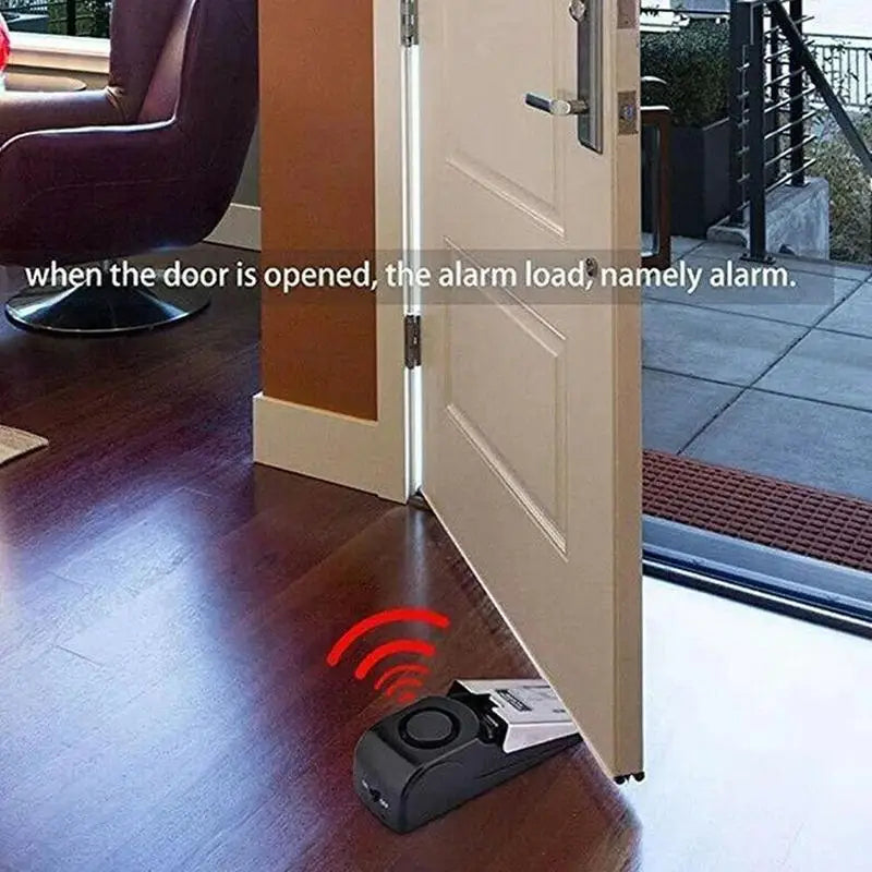 Anti-theft Door Stopper Alarm - 120 dB, Adjustable Sensitivity, Portable, view 11