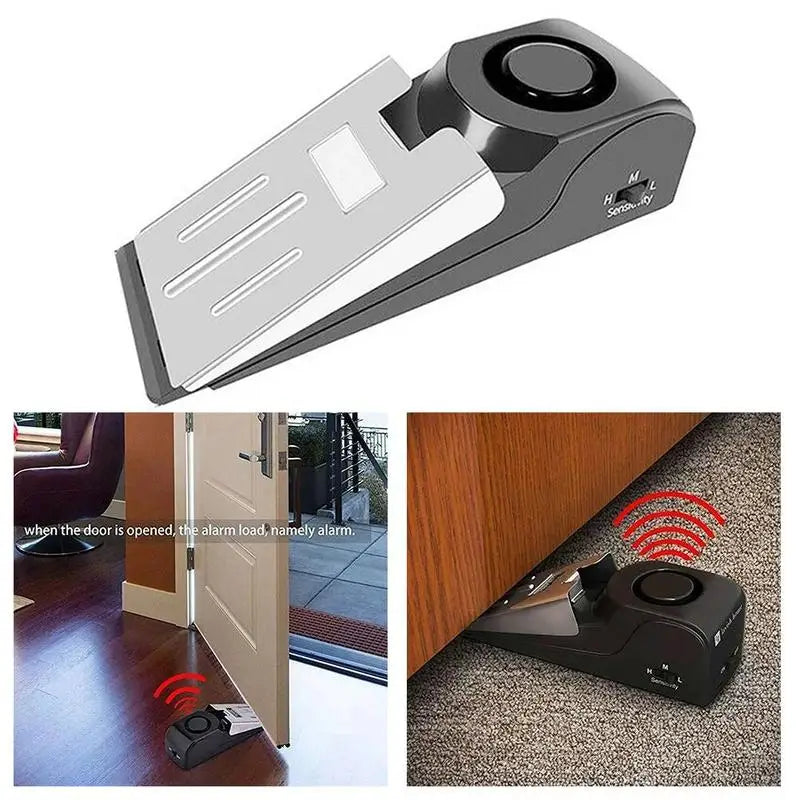 Anti-theft Door Stopper Alarm - 120 dB, Adjustable Sensitivity, Portable, view 12