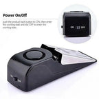Anti-theft Door Stopper Alarm - 120 dB, Adjustable Sensitivity, Portable, view 2