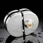 Sliding Door Stainless Steel Safety Glass Door Lock - 10-14mm Glass, view 4