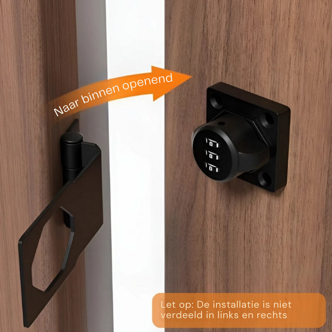 Code Door Lock Without Key - Keyless, Hassle-Free Installation, view 5