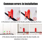 Portable Security Door Lock for Travel or Home - Floor-Mounted, Universal Fit, view 5