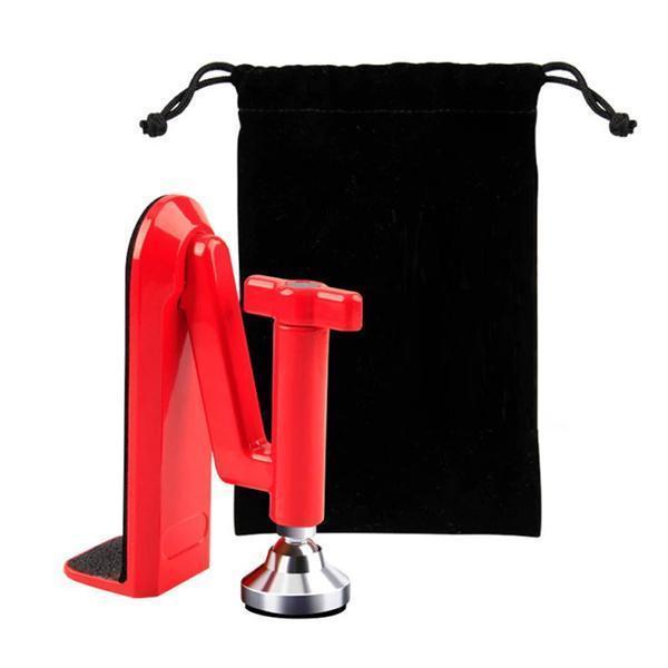 Portable Security Door Lock for Travel or Home - Floor-Mounted, Universal Fit, view 7