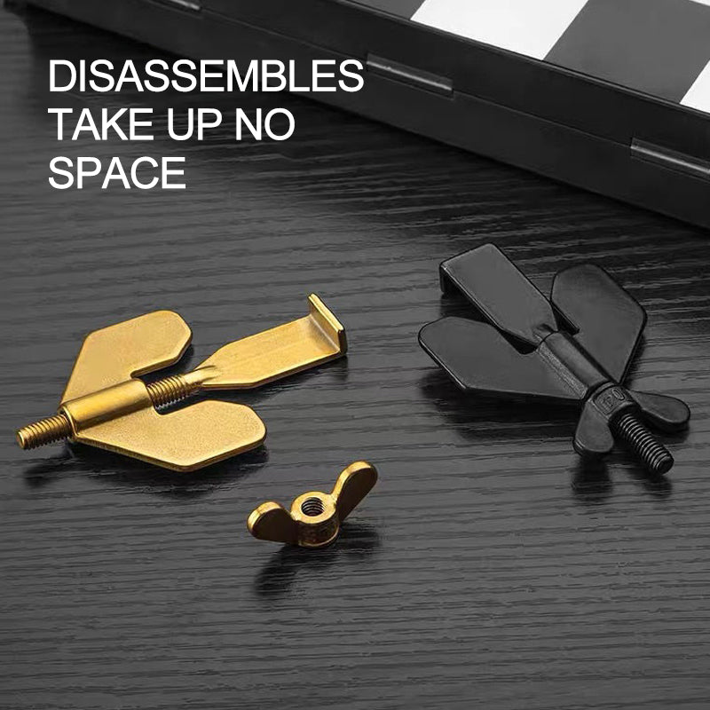 Portable Travel Security Door Stopper - Stainless Steel, Black or Gold, view 2