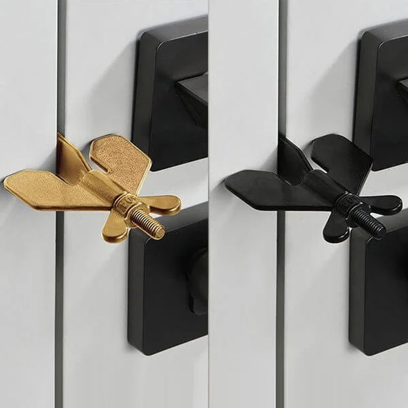 Portable Travel Security Door Stopper - Stainless Steel, Black or Gold, view 6
