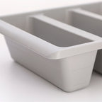 Lightweight Modern Shoe Rack - 3 Sections, Eco-Friendly PP, 31.5x24x9cm, view 4
