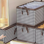 Foldable Jeans Organiser for Wardrobe - 20L, Non-Woven Fabric, 40x28x20cm, view 4