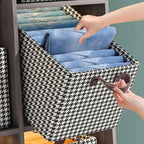 Foldable Jeans Organiser for Wardrobe - 20L, Non-Woven Fabric, 40x28x20cm, view 9