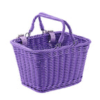 Women Handmade Basket with Leather Handles - Woven, Lightweight, Durable, view 3