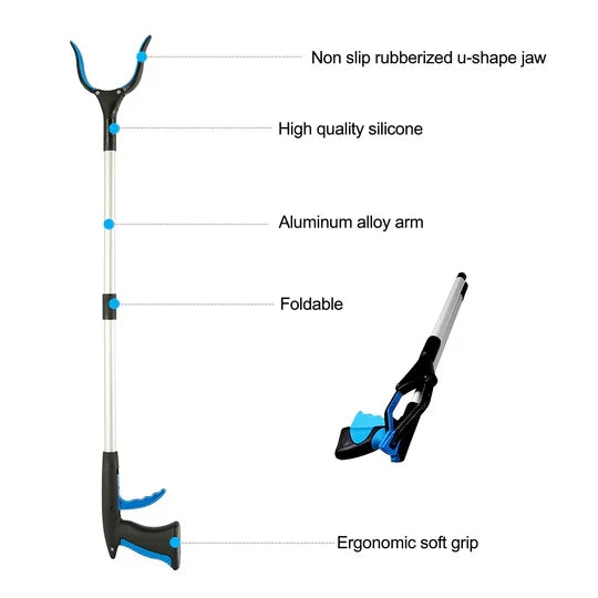 Heavy-Duty Grabber Stick Tool - ABS Aluminium Alloy, Rotatable, 5 kg Capacity, view 6