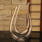 Handmade Crystal Wine Decanter - Lead-Free Glass, 1500ml Capacity, view 7