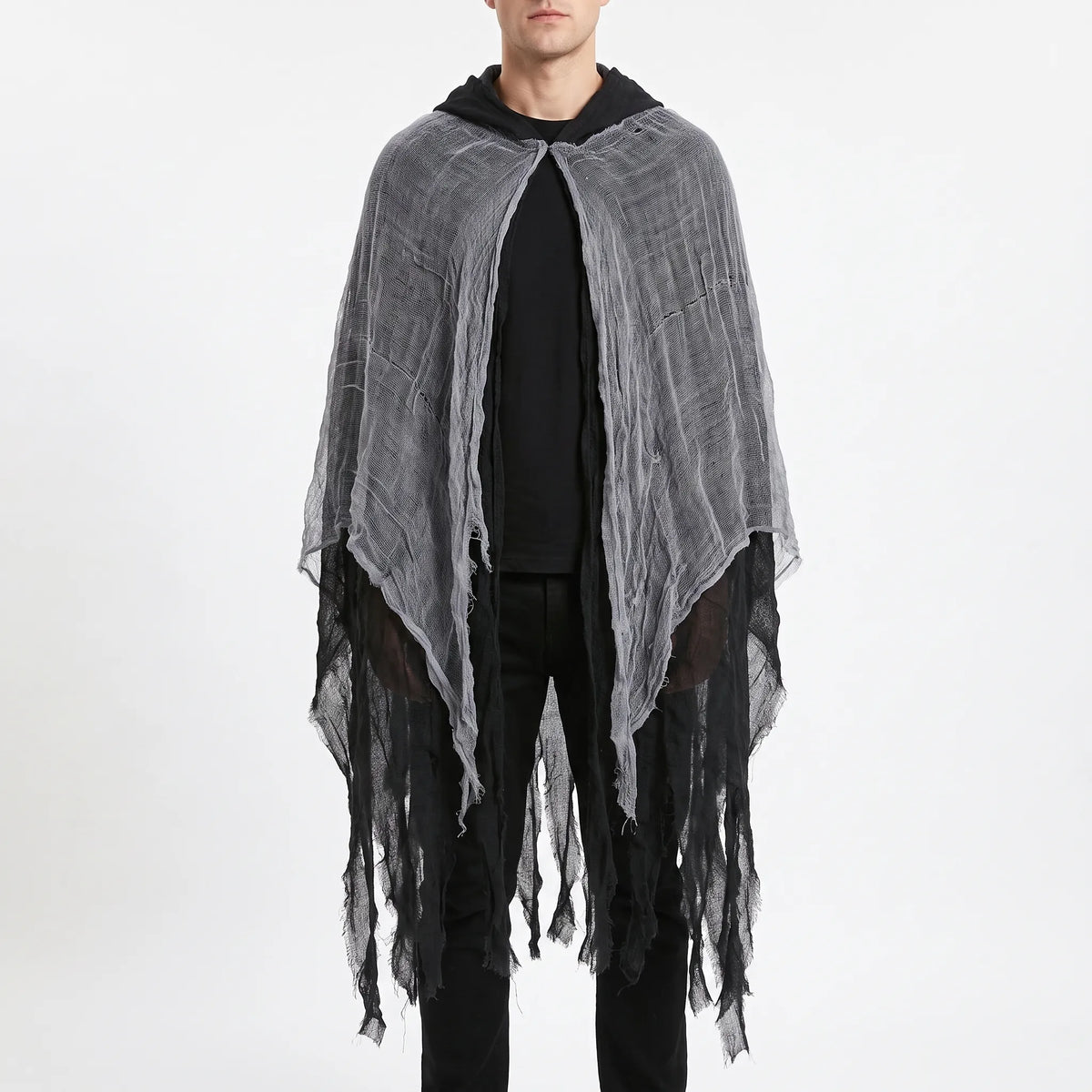 Hooded Halloween Grim Reaper Costume Cloak 185cm