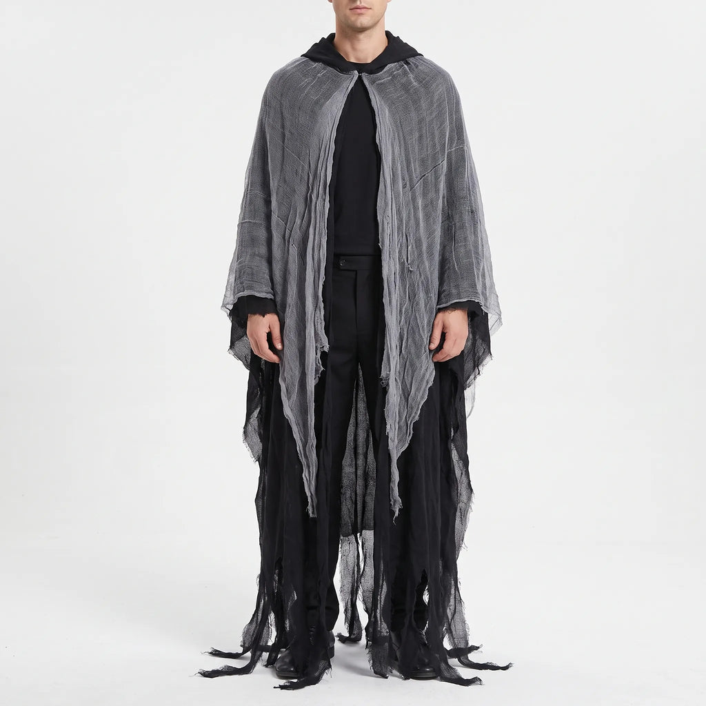 Hooded Halloween Grim Reaper Costume Cloak 185cm