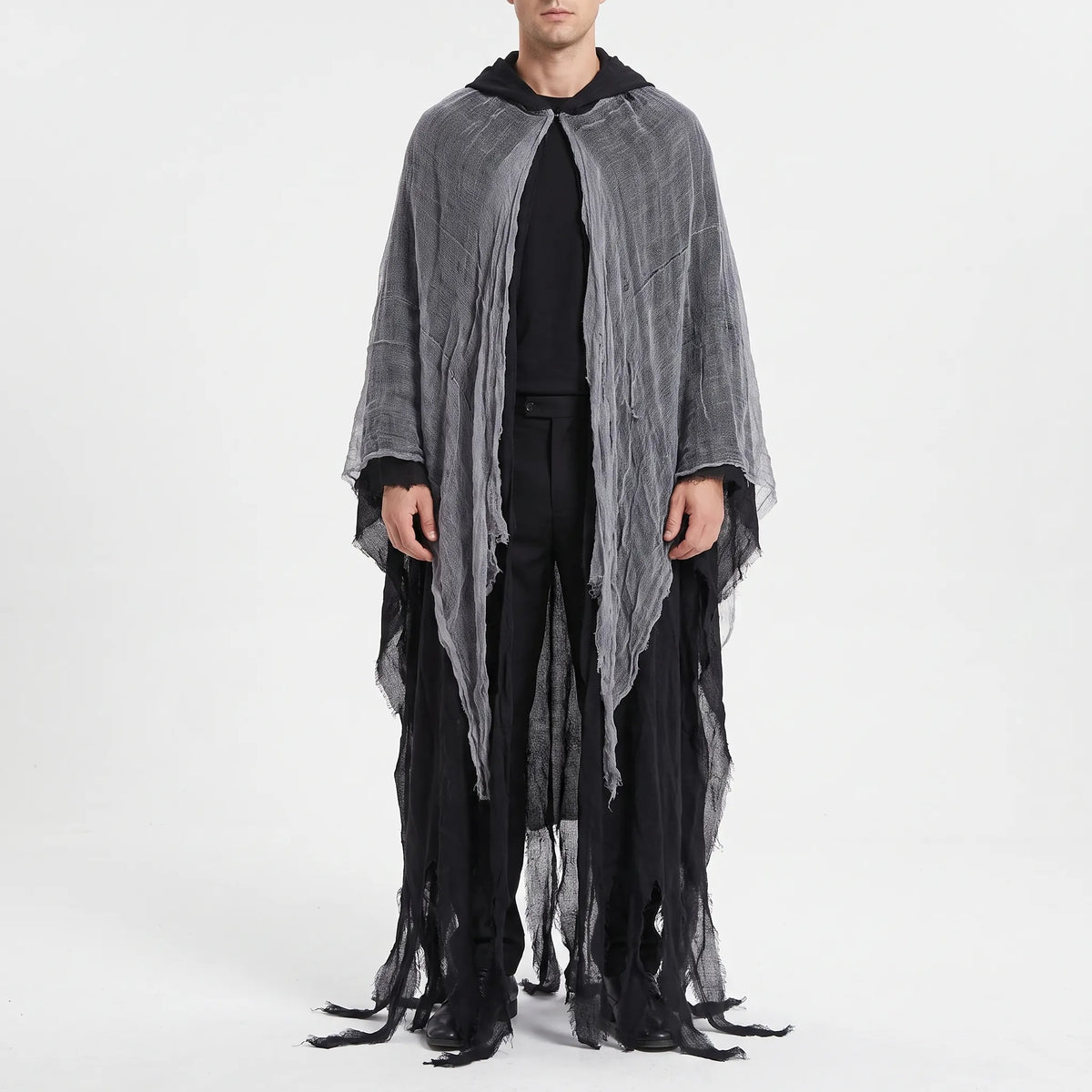Hooded Halloween Grim Reaper Costume Cloak 185cm