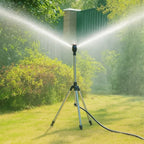 High Pressure Rotating Tripod Sprinkler for Garden - Adjustable Spray, view 2