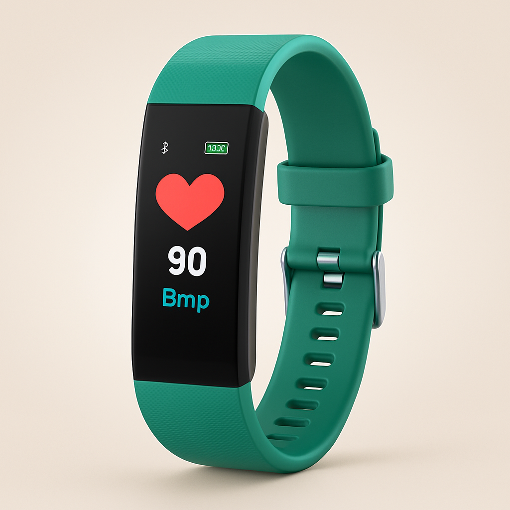 Senior Smartwatch with Health & Fitness Tracking - LED Display, Silicone Band, view 4